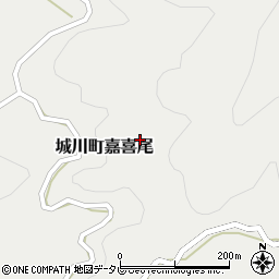 愛媛県西予市城川町嘉喜尾2139周辺の地図