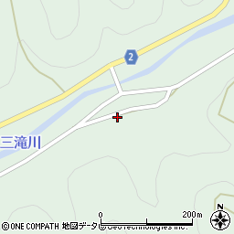 愛媛県西予市城川町窪野7736周辺の地図