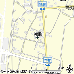 福岡県朝倉市小田1435周辺の地図