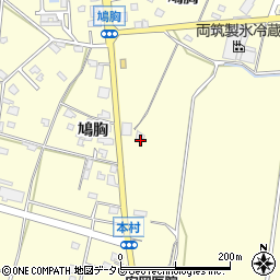 福岡県朝倉市小田1422周辺の地図