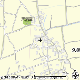 福岡県朝倉市久保鳥2092周辺の地図