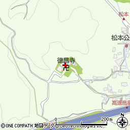 徳昌寺周辺の地図