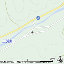 愛媛県西予市城川町窪野7749周辺の地図