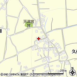 福岡県朝倉市久保鳥2093周辺の地図