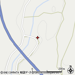 大分県杵築市山香町大字久木野尾2384周辺の地図