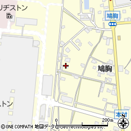 福岡県朝倉市小田1392-2周辺の地図