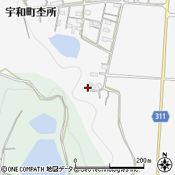愛媛県西予市宇和町杢所740周辺の地図
