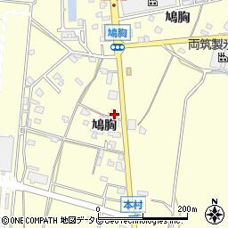 福岡県朝倉市小田1410周辺の地図