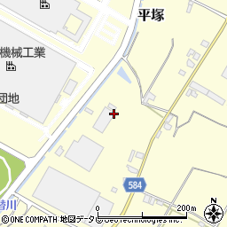 ティー・ケイ貿易株式会社　甘木支店周辺の地図