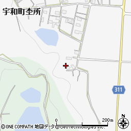 愛媛県西予市宇和町杢所741周辺の地図