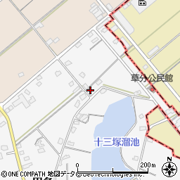 福岡県三井郡大刀洗町甲条1505周辺の地図