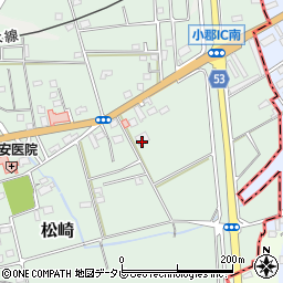 福岡県小郡市松崎199周辺の地図