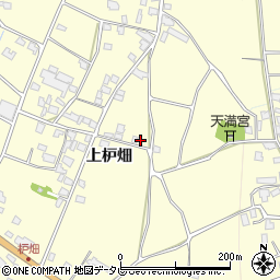 福岡県朝倉市上枦畑1445周辺の地図