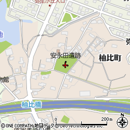 安永田遺跡周辺の地図