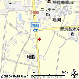 福岡県朝倉市小田1119周辺の地図