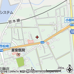 福岡県小郡市松崎23周辺の地図
