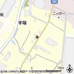 福岡県朝倉市平塚1114-4周辺の地図