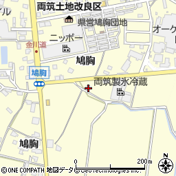 福岡県朝倉市小田1093周辺の地図