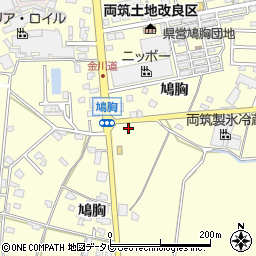 福岡県朝倉市小田1097-1周辺の地図