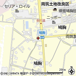 福岡県朝倉市小田1314周辺の地図