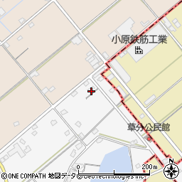 福岡県三井郡大刀洗町甲条1492-1周辺の地図
