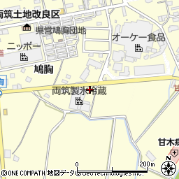 福岡県朝倉市小田1059周辺の地図