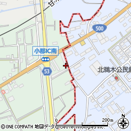 福岡県小郡市松崎184周辺の地図