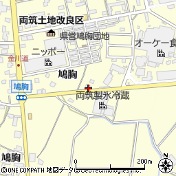 福岡県朝倉市小田1087周辺の地図