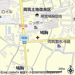 福岡県朝倉市小田1125周辺の地図
