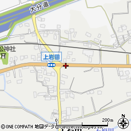 上岩田周辺の地図