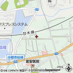 福岡県小郡市松崎50周辺の地図