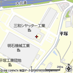 三和シヤッター工業株式会社　九州工場周辺の地図