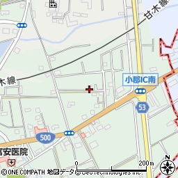 福岡県小郡市松崎129周辺の地図