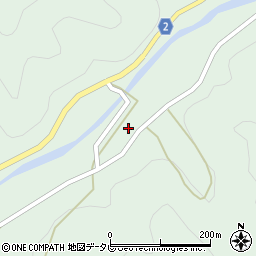 愛媛県西予市城川町窪野7431周辺の地図
