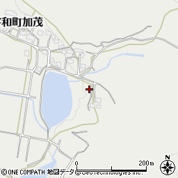 愛媛県西予市宇和町加茂876周辺の地図