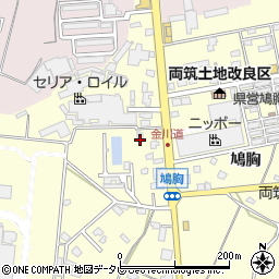 福岡県朝倉市小田1306-2周辺の地図