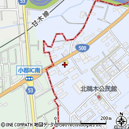ジョイフル 福岡大刀洗店周辺の地図