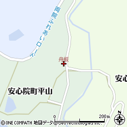 舟板周辺の地図