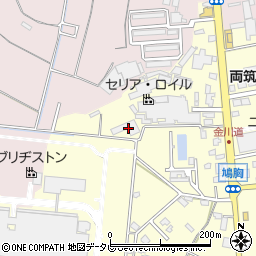 福岡県朝倉市小田1280周辺の地図