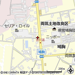 福岡県朝倉市小田1308周辺の地図