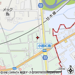 福岡県小郡市松崎161-13周辺の地図