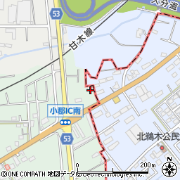 福岡県小郡市松崎182周辺の地図