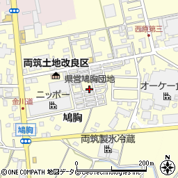 福岡県朝倉市小田1175周辺の地図