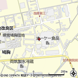 福岡県朝倉市小田1080周辺の地図
