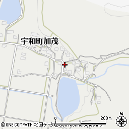 愛媛県西予市宇和町加茂832周辺の地図
