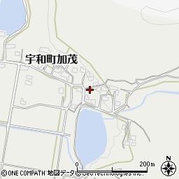 愛媛県西予市宇和町加茂831周辺の地図
