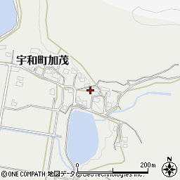 愛媛県西予市宇和町加茂825周辺の地図