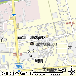 福岡県朝倉市小田1253周辺の地図