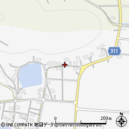 愛媛県西予市宇和町杢所121周辺の地図
