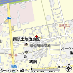 福岡県朝倉市小田1243-2周辺の地図